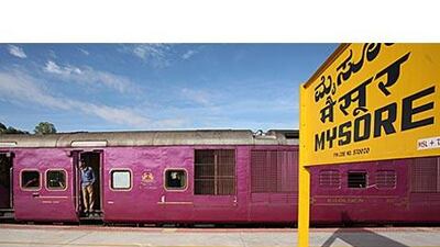The Golden Chariot train, above, takes travellers in relative luxury to parts of Old India that were not long ago only the domain of locals and backpackers.