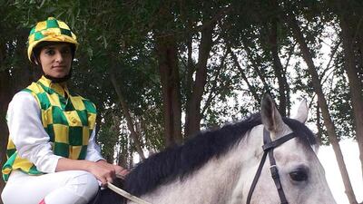 Anoud Al Suwaidi will race a different horse in Melbourne. Courtesy Sheikh Mansour bin Zayed Al Nahyan Global Arabian Horse Flat Racing Festival