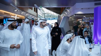 Sheikh Hamdan bin Mohammed, Crown Prince of Dubai, Deputy Prime Minister and Minister of Defence, witnessed the launch of the Digital Twin Project in Dubai on Thursday. Photo: @HamdanMohammed / X