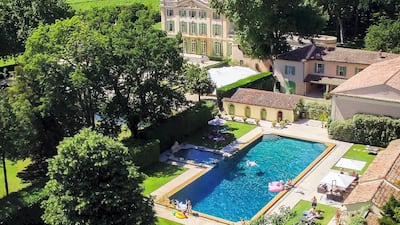 A bird's eye view of the chateau and its grounds. Courtesy Chateau De Tourreau