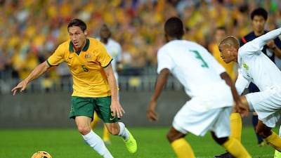 Baniyas have tried to sign Mark Milligan twice before, and this summer finally landed the Australia midfielder. Saeed Khan / AFP