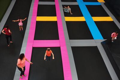 Bounce Abu Dhabi at Marina Mall. Delores Johnson / The National