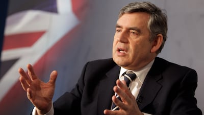 Former British prime minister Gordon Brown. Getty