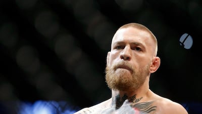 Conor McGregor shown before his UFC 202 bout against Nate Diaz on Saturday, August 20, 2016 in Las Vegas. Steve Marcus / Getty Images / AFP