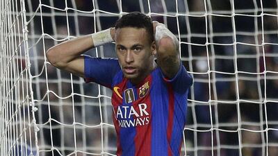 Spanish prosecutors are seeking a two-year prison sentence and a $10.6 million fine for Neymar on corruption charges because of alleged irregularities during his transfer from Brazilian club Santos to Barcelona, it was reported on Wednesday, November 23, 2016. Manu Fernandez / AP Photo