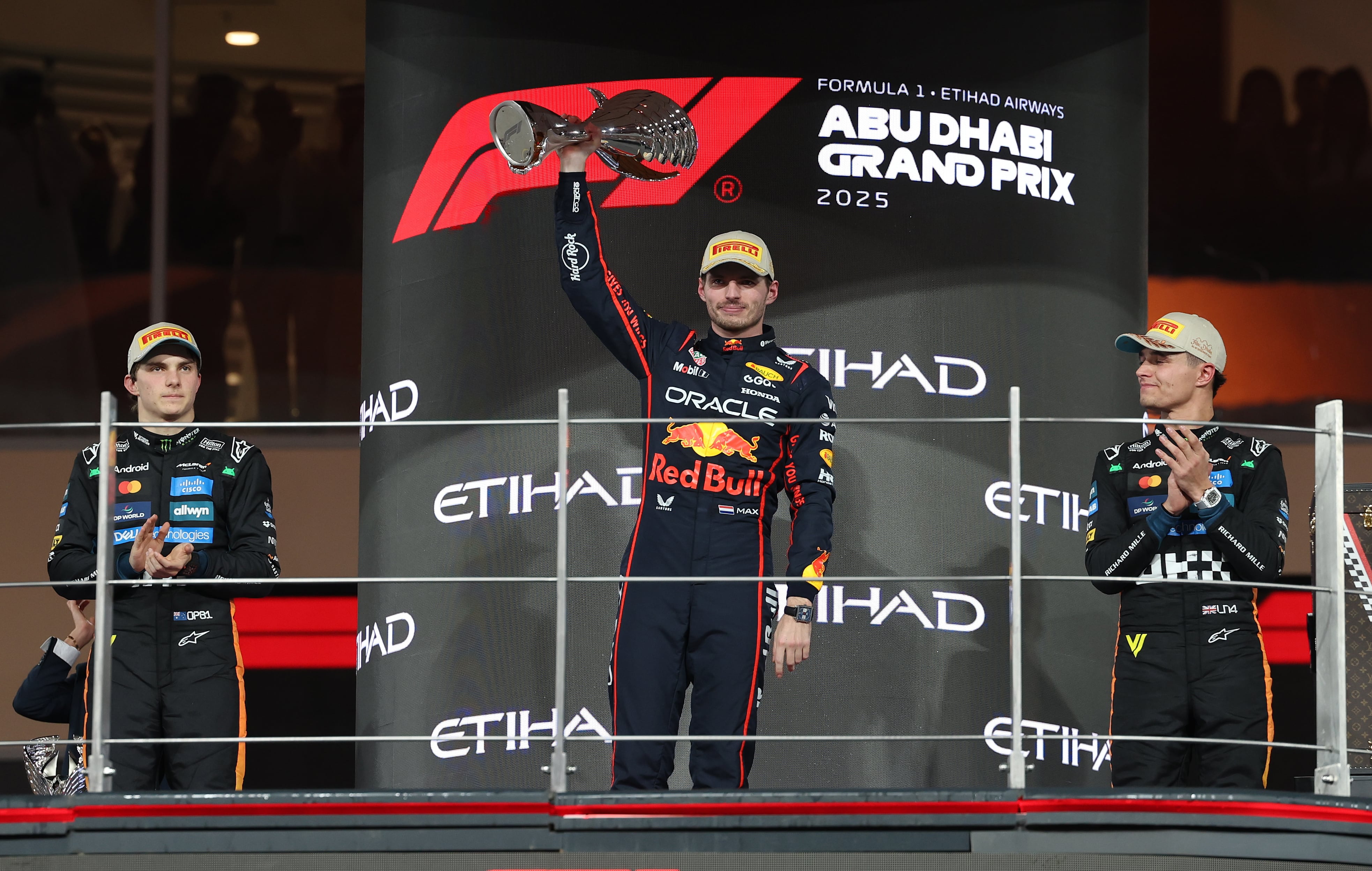 Red Bull driver Max Verstappen won the Abu Dhabi Grand Prix