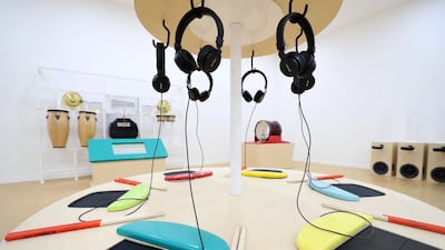 Amplify! is a gallery where little musicians can work on their artistic and musical skills.