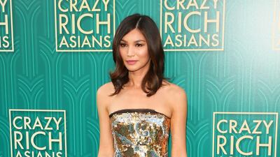 Gemma Chan in Oscar de la Renta