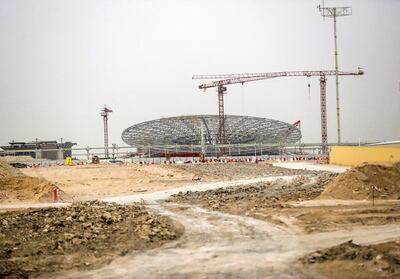 A view of Expo 2020's sustainability pavilion. Germany has one of the largest pavilions, spanning 4500 square metres. Victor Besa/The National