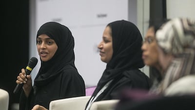 Meera Al Mansoori, head of information security in a public sector organisation. Mona Al Marzooqi / The National