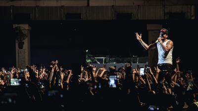 Divine is viewed as one of the leaders of India's growing hip-hop scene. Photo: Gltch