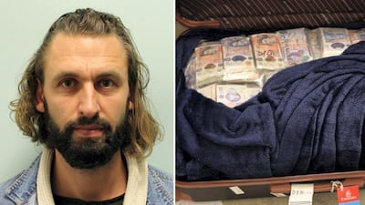 Zdenek Kamaryt tried to leave Heathrow with suitcases and socks stuffed full of cash. NCA