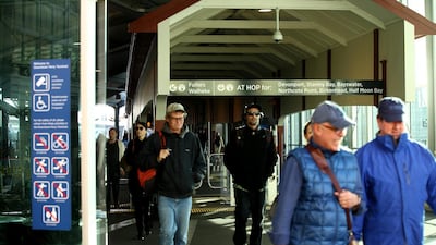 Commuters disembark from a Fullers Ferry in Auckland, New Zealand. Getty Images