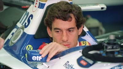 Ayrton Senna died in an accident during the San Marino Grand Prix on May 1, 1994. AFP