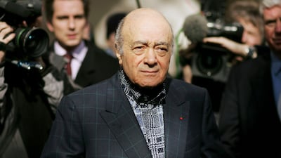 Harrods' former owner Mohamed Al Fayed, pictured in 2007 in London. Getty Images