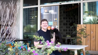 Lisa Knight, a branding expert, used all of her savings to open Cafe Isan in Jumeirah Lake Towers, Dubai. Reem Mohammed / The National