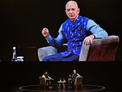 Mr Bezos received a bitter reception during his India visit this week after the country's antitrust regulator initiated a formal investigation hours before his arrival and infuriated small store owners demonstrated in the streets. Bloomberg