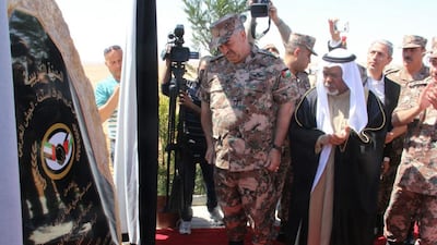 The foundation stone was laid on Sunday for a UAE-supported military training city in Jordan. Wam