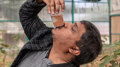 The sand has been used at many schools while the Ras Al Khaimah Municipality has agreed to plant 1,000 trees using the technology.