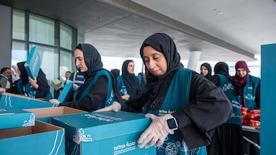The event brought together more than 100 volunteers to pack boxes as part of Ne’ma’s Valuing Our Roots campaign. Photo: Ne'ma
