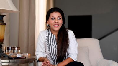 Nouf Marwaai, 38, the head of the Arab Yoga Foundation. Photo / AFP 