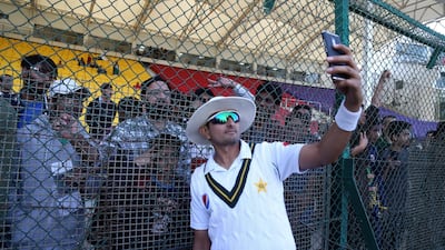 The entire Pakistan team played its first Test on home soil this month against Sri Lanka. EPA