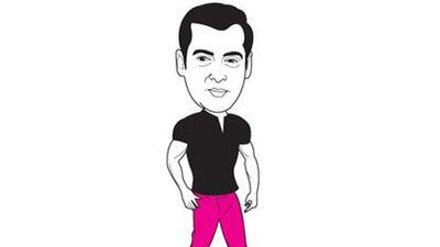 Salman Khan. Illustration by Mathew Kurian