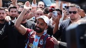 Mohamed Salah arrives in Turkey ahead of his move to Trabzonspor. Reuters