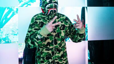 A fan at RedFest DXB. Reem Mohammed/The National