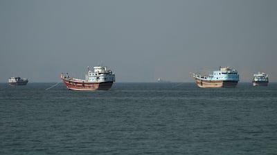 Vessels at the Strait of Hormuz, as seen from Musandam, Oman, June 26, 2026. REUTERS