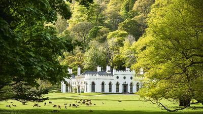 The 27-bedroom, 5,000-acre Luggala estate in Ireland. Courtesy Top Ten Real Estate Deals