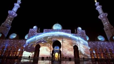 The show ended with a scene featuring a display of the moon cycles, which the Islamic calendar follows.