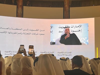 Mohammed Alshaya, executive chairman of the Alshaya Group, at the UAE–Kuwaiti Economic Forum in Dubai. Photo: Aarti Nagraj / The National