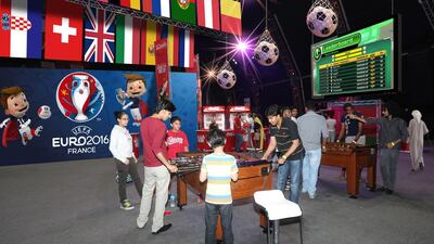 Yas Island Football FanZone. Courtesy Yas Island