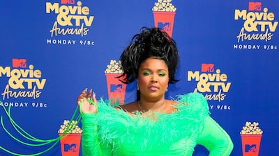 Lizzo arriving at the 2019 MTV Movie & TV Awards. AFP