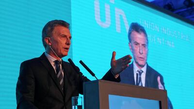 Argentina's President Mauricio Macri is holding talks with the IMF in a bid to revive the economy. Reuters