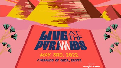 The poster for Maroon 5's performance on May 3, 2022.