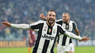 Gonzalo Higuain first-half goal proved the difference between Juventus and Roma on Saturday evening. Andrea Di Marco/ AP Photo