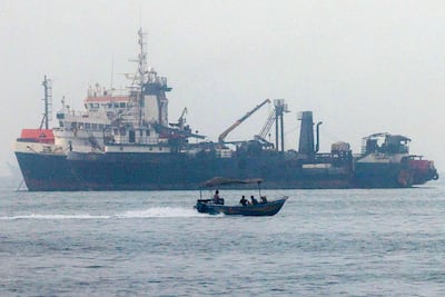 Iran says it targeted two US vessels, eight oil tankers and 10 other ships in the Gulf. AFP