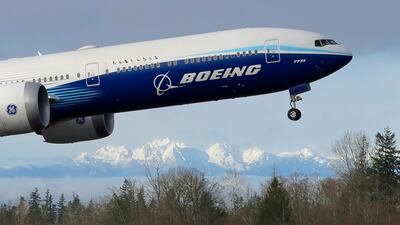 Boeing's revenue jumped 35 per cent annually to almost $20 billion in the fourth quarter of 2022. AP