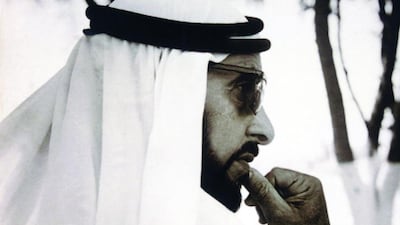 Sheikh Zayed, the Father of the Nation, left an impact on all who met him. National Archives