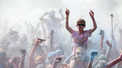 Omar Nour, a 35-year-old professional triathlete from Egypt, made it round the course with ease. “Such runs are always good for people and teaches them about living a healthy lifestyle and being active through regular exercise,” said Mr Nour.