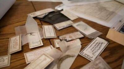 These old surgical needles are just a small part of Farhan Asrar's collection, which is one of the biggest of its kind in the world. J Adam Huggins for The National