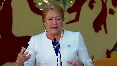 Former Chilean president Michelle Bachelet is expected to be appointed the next UN human rights chief. AFP