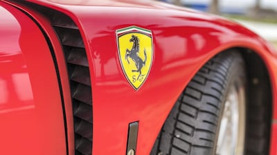 The prancing horse is prominently displayed on the F40. Ahmed Qadri