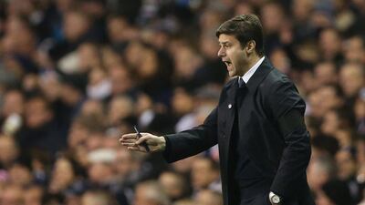 Spurs manager Mauricio Pochettino directs his side during their Premier League win over West Ham on Sunday. Matthew Childs / Action Images / November 22, 2015