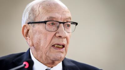Tunisian President Beji Caid Essebsi. AFP