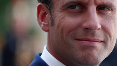 French President Emmanuel Macron. France may be indicative of economic pressure across eurozone. EPA