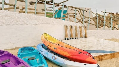 There are 12 watersports on offer, and they're run by Watercooled: think kayaking, wakeboarding, stand up paddle, windsurfing, tow rides and more. You"ll have to pay separately for these. Supplied