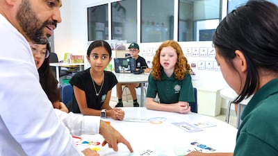 The school aims to create situations for pupils to speak the language and expand their vocabulary